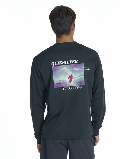 QUIKSILVER メンズ RED SHOOTING LS 長袖サーフTシャツ 【2026年夏モデル】 BLK / XL