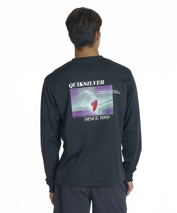 QUIKSILVER メンズ RED SHOOTING LS 長袖サーフTシャツ 【2026年夏モデル】 BLK / XL
