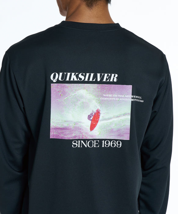 QUIKSILVER メンズ RED SHOOTING LS 長袖サーフTシャツ 【2026年夏モデル】 BLK / XL