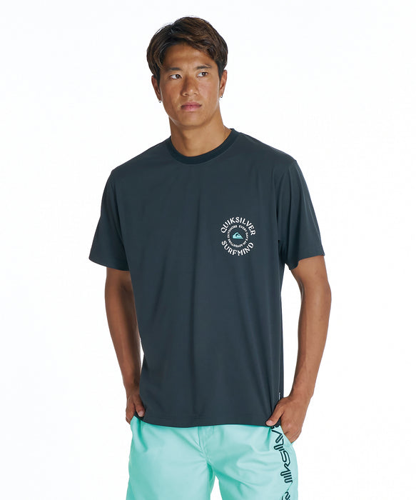 QUIKSILVER メンズ QS CIRCLE SS サーフTシャツ 【2026年夏モデル】 BLK / XL