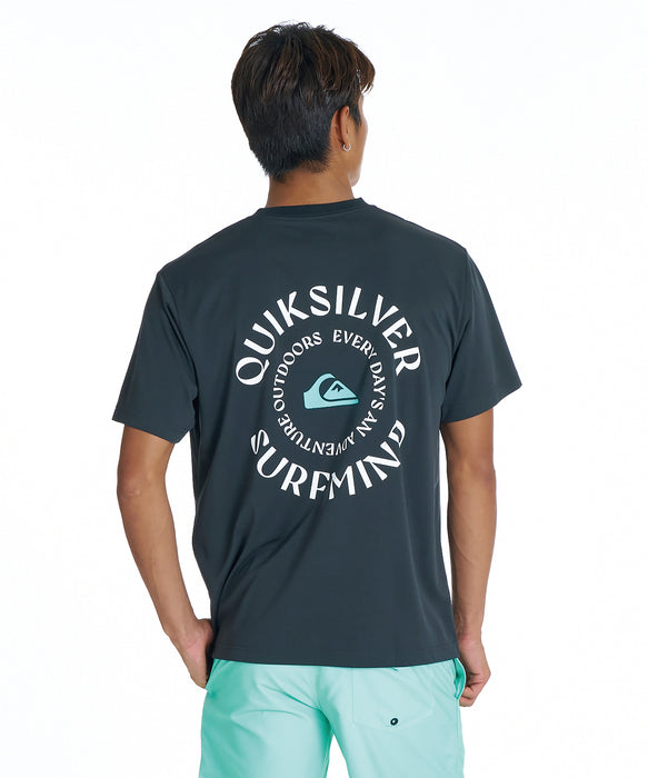 QUIKSILVER メンズ QS CIRCLE SS サーフTシャツ 【2026年夏モデル】 BLK / XL