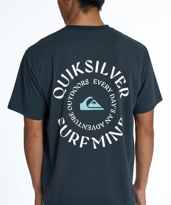QUIKSILVER メンズ QS CIRCLE SS サーフTシャツ 【2026年夏モデル】 BLK / XL