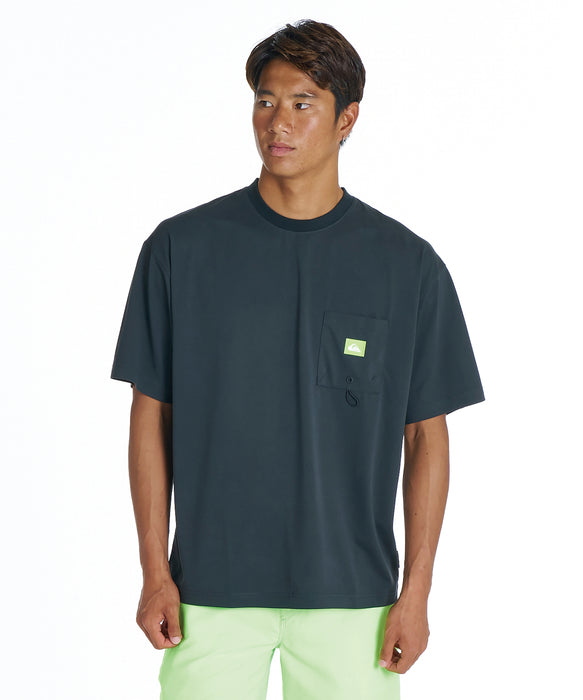 QUIKSILVER メンズ MW PKT SS サーフTシャツ 【2026年夏モデル】 BLK / XL