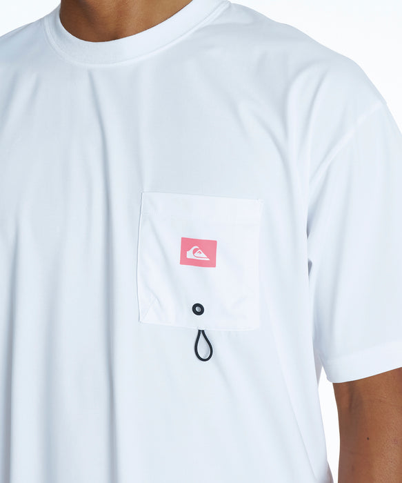 QUIKSILVER メンズ MW PKT SS サーフTシャツ 【2026年夏モデル】 WHT1 / XL