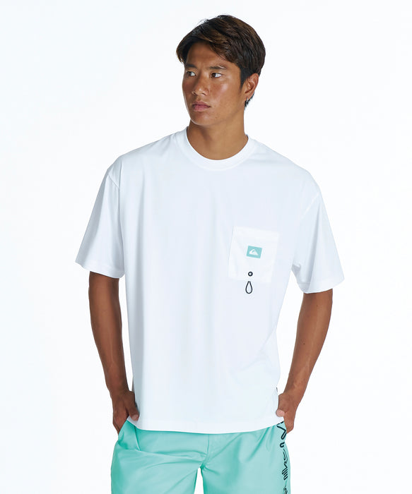QUIKSILVER メンズ MW PKT SS 半袖Tシャツ 超速乾 UPF50+ 4WAY