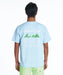 QUIKSILVER メンズ TEXT LOGO SS サーフTシャツ 【2026年夏モデル】 BLU / XL