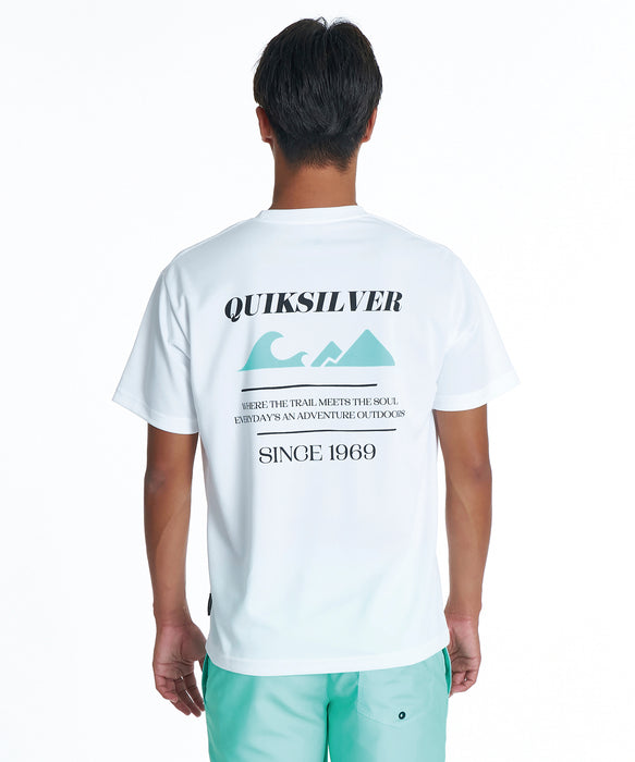 QUIKSILVER メンズ TEXT LOGO SS サーフTシャツ 【2026年夏モデル】 WHT / XL