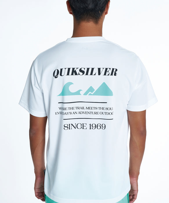 QUIKSILVER メンズ TEXT LOGO SS サーフTシャツ 【2026年夏モデル】 WHT / XL