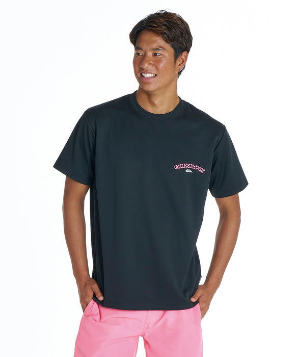 QUIKSILVER メンズ URBAN LOGO SS サーフTシャツ 【2026年夏モデル】 BLK / XL