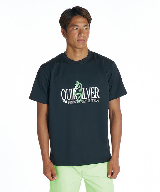 QUIKSILVER メンズ QS SIGN SS サーフTシャツ 【2026年夏モデル】 BLK / XL