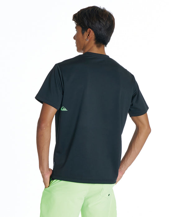 QUIKSILVER メンズ QS SIGN SS サーフTシャツ 【2026年夏モデル】 BLK / XL