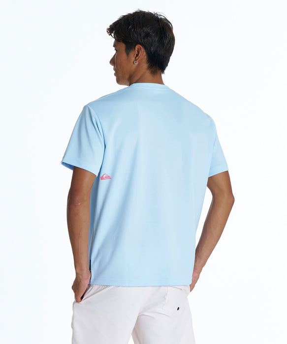 QUIKSILVER メンズ QS SIGN SS サーフTシャツ 【2026年夏モデル】 BLU / XL