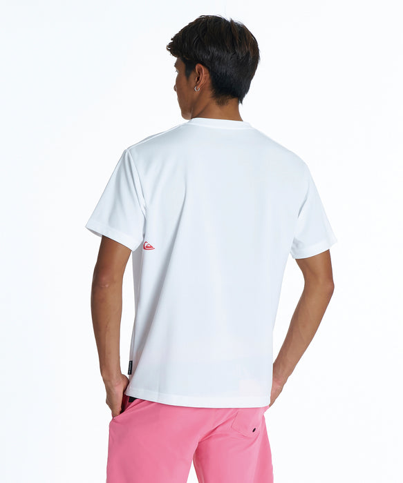 QUIKSILVER メンズ QS SIGN SS サーフTシャツ 【2026年夏モデル】 WHT / XL