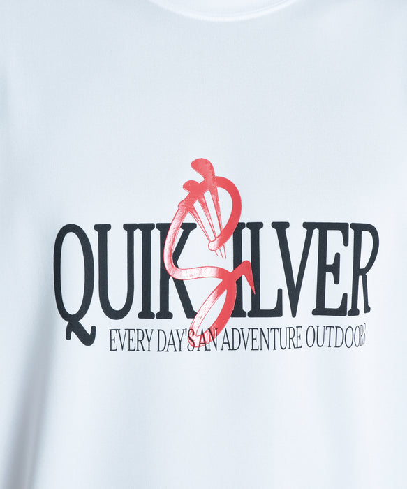 QUIKSILVER メンズ QS SIGN SS サーフTシャツ 【2026年夏モデル】 WHT / XL