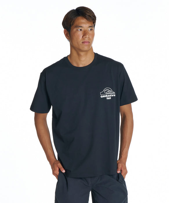 QUIKSILVER メンズ NATURE NOMAD SS 半袖Tシャツ 速乾 UPF50+