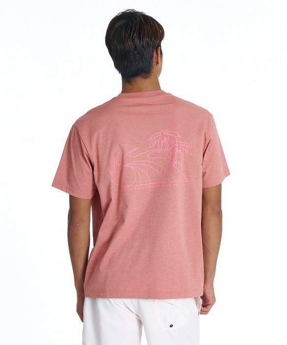 QUIKSILVER メンズ NATURE NOMAD SS サーフTシャツ 【2026年夏モデル】 PNK / XL