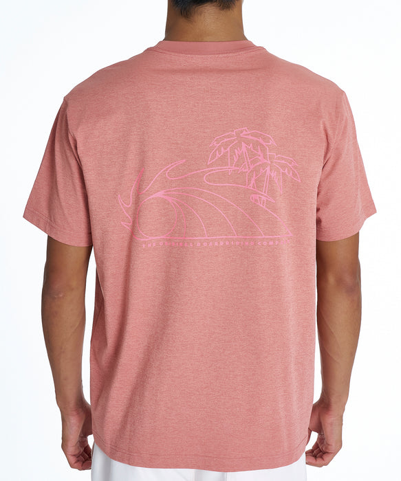 QUIKSILVER メンズ NATURE NOMAD SS サーフTシャツ 【2026年夏モデル】 PNK / XL