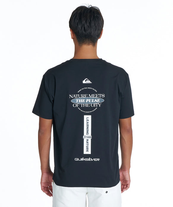 QUIKSILVER メンズ QS MEETS SS サーフTシャツ 【2026年夏モデル】 BLK / XL
