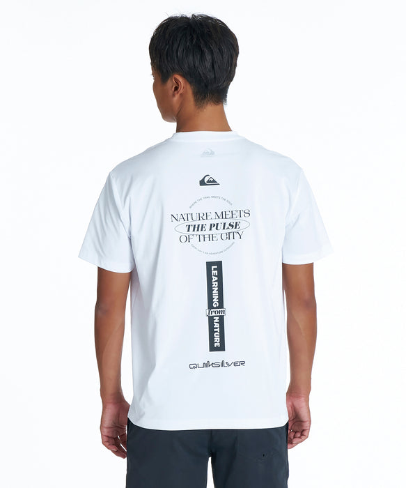 QUIKSILVER メンズ QS MEETS SS 半袖Tシャツ 速乾 UPF50+ ストレッチ