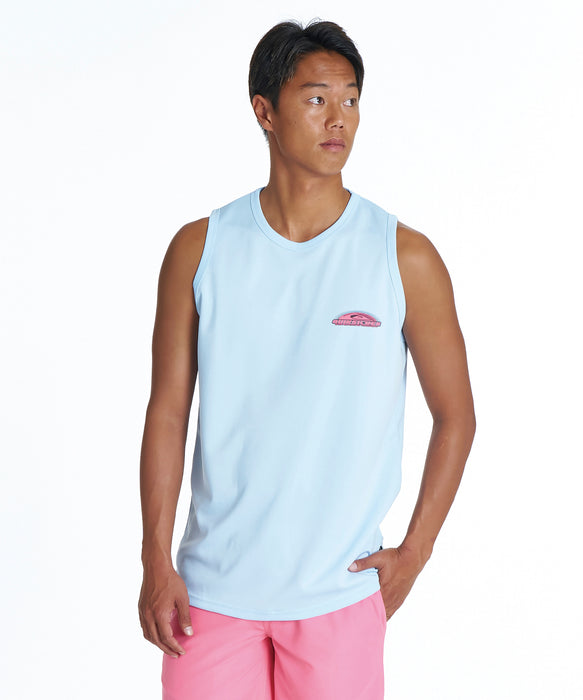 QUIKSILVER メンズ FADE SPECTRUM TANK サーフタンクトップ 【2026年夏モデル】 BLU / XL