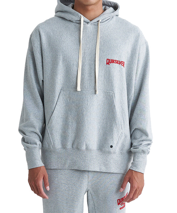 【OUTLET】Quiksilver ORIGINAL SCRIPT FLEECE HOODIE フーディ パーカー メンズ