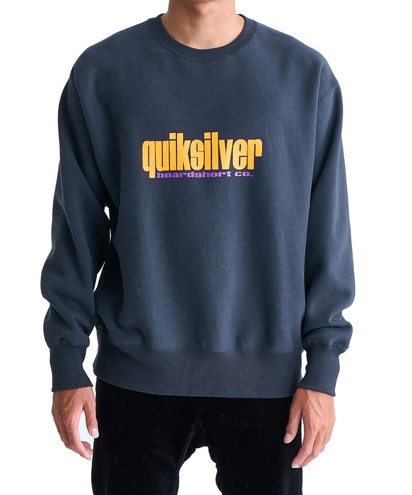 【OUTLET】Quiksilver THREE TREES FLEECE CREW 裏起毛 プルオーバー メンズ