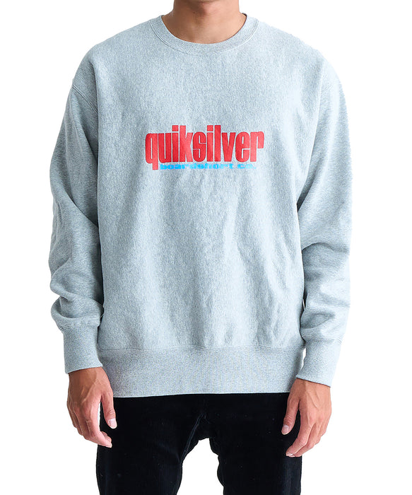 【OUTLET】Quiksilver THREE TREES FLEECE CREW 裏起毛 プルオーバー メンズ