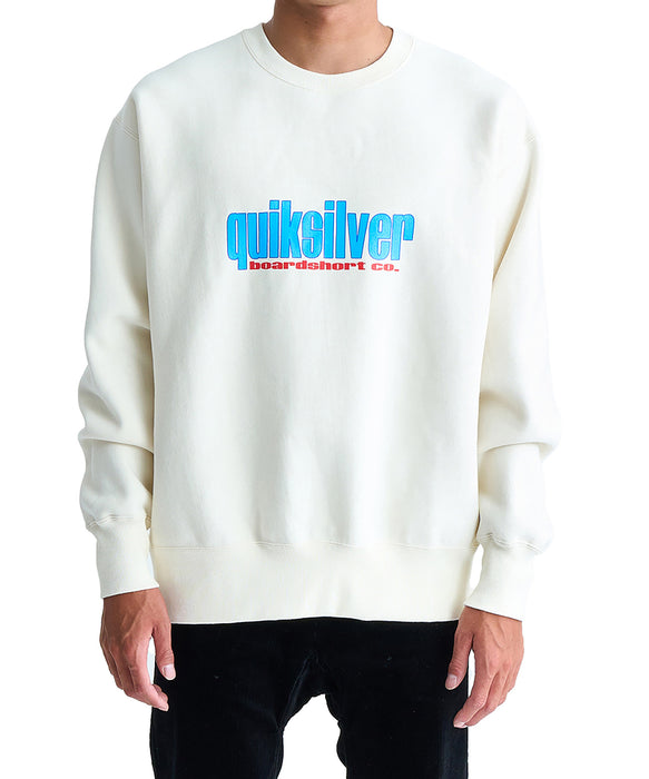 【OUTLET】Quiksilver THREE TREES FLEECE CREW 裏起毛 プルオーバー メンズ