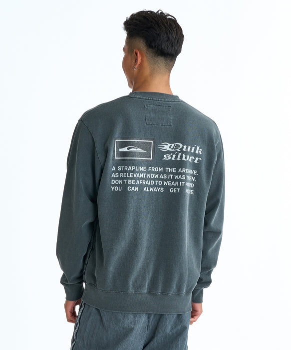 QUIKSILVER メンズ BW MERCURY BOX SWEAT トレーナー 【2026年春夏モデル】 BLK / XL