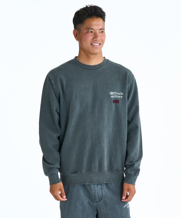 QUIKSILVER メンズ BW MERCURY BOX SWEAT トレーナー 【2026年春夏モデル】 BLK / XL