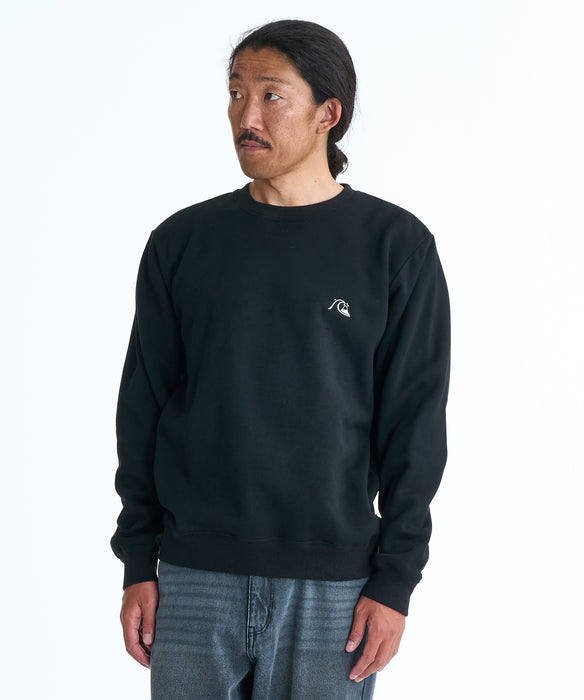 QUIKSILVER メンズ BUBBLE SWEAT CREW トレーナー 【2026年春夏モデル】 BLK / XL