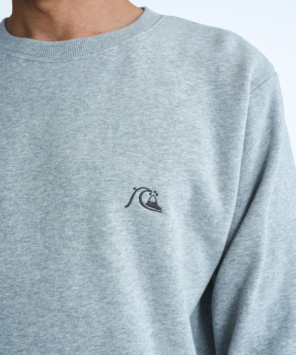 QUIKSILVER メンズ BUBBLE SWEAT CREW トレーナー 【2026年春夏モデル】 HTR / XL