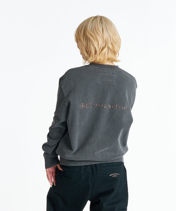 QUIKSILVER メンズ MERCURY SWEAT CREW トレーナー 【2026年秋冬モデル】 BLK / XL