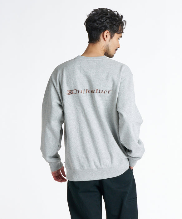 QUIKSILVER メンズ MERCURY SWEAT CREW トレーナー 【2026年秋冬モデル】 HTR / XL