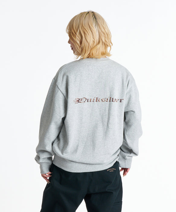 QUIKSILVER メンズ MERCURY SWEAT CREW トレーナー 【2026年秋冬モデル】 HTR / XL