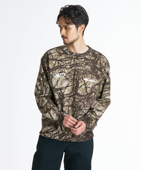 QUIKSILVER メンズ MERCURY SWEAT CREW トレーナー 【2026年秋冬モデル】 KHA / XL