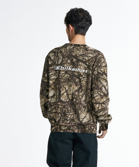 QUIKSILVER メンズ MERCURY SWEAT CREW トレーナー 【2026年秋冬モデル】 KHA / XL