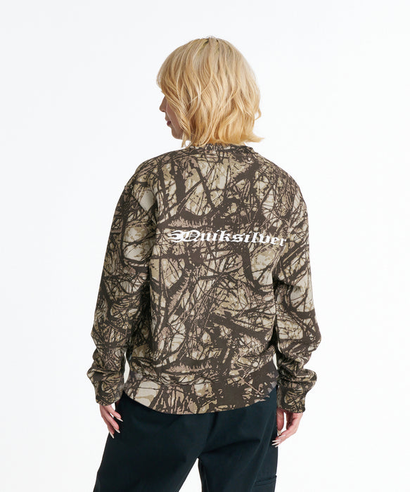 QUIKSILVER メンズ MERCURY SWEAT CREW トレーナー 【2026年秋冬モデル】 KHA / XL