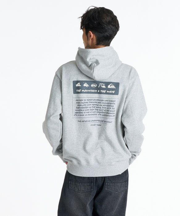 QUIKSILVER メンズ DNA SWEAT PK パーカー 【2026年秋冬モデル】 HTR / XL