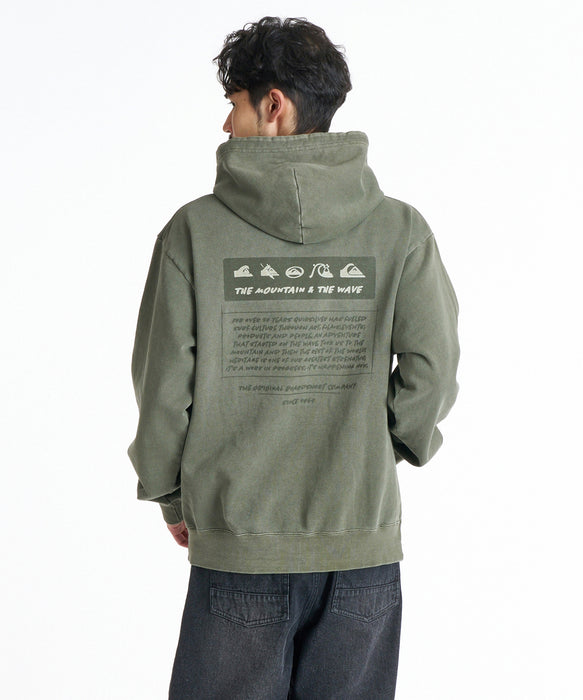 QUIKSILVER メンズ DNA SWEAT PK パーカー 【2026年秋冬モデル】 OLV / XL