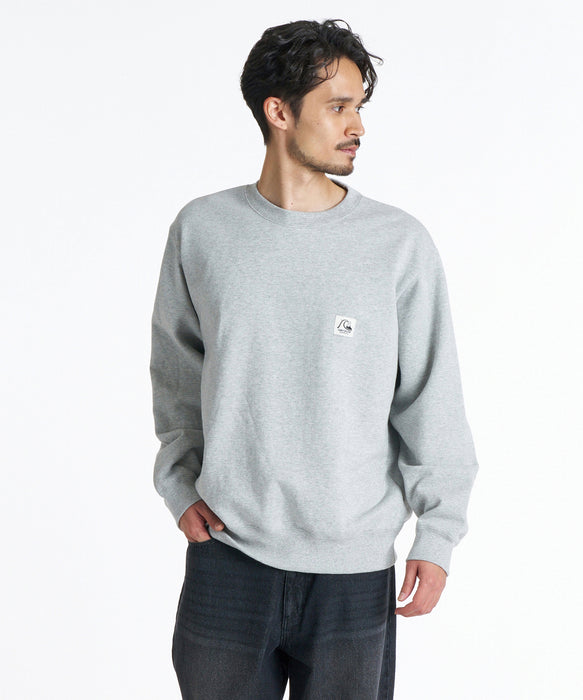 QUIKSILVER メンズ DNA SWEAT CREW トレーナー 【2026年秋冬モデル】 HTR / XL