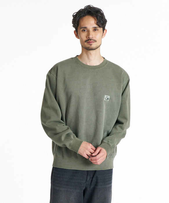 QUIKSILVER メンズ DNA SWEAT CREW トレーナー 【2026年秋冬モデル】 OLV / XL