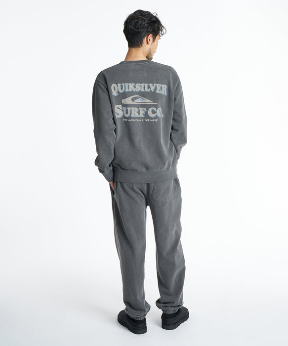 QUIKSILVER メンズ SURF CO SWEAT CREW トレーナー 【2026年秋冬モデル】 BLK / XL
