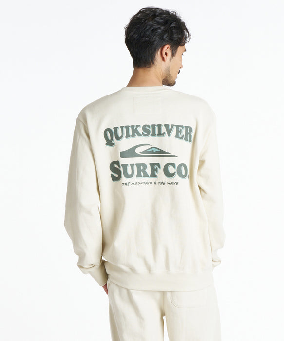 QUIKSILVER メンズ SURF CO SWEAT CREW トレーナー 【2026年秋冬モデル】 IVY / XL