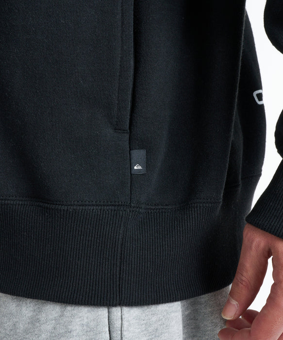 QUIKSILVER メンズ QS MEETS SWEAT CREW トレーナー 【2026年秋冬モデル】 BLK / XL