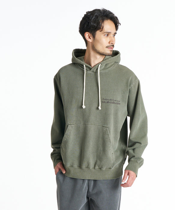 QUIKSILVER メンズ MOUNTAIN LOVERS SWEAT PK パーカー 【2026年秋冬モデル】 GRN / XL
