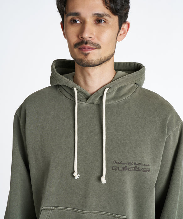 QUIKSILVER メンズ MOUNTAIN LOVERS SWEAT PK パーカー 【2026年秋冬モデル】 GRN / XL