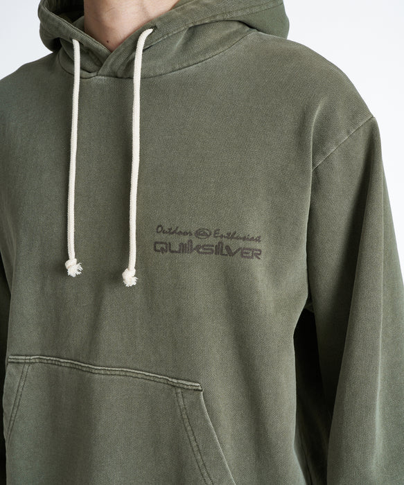 QUIKSILVER メンズ MOUNTAIN LOVERS SWEAT PK パーカー 【2026年秋冬モデル】 GRN / XL