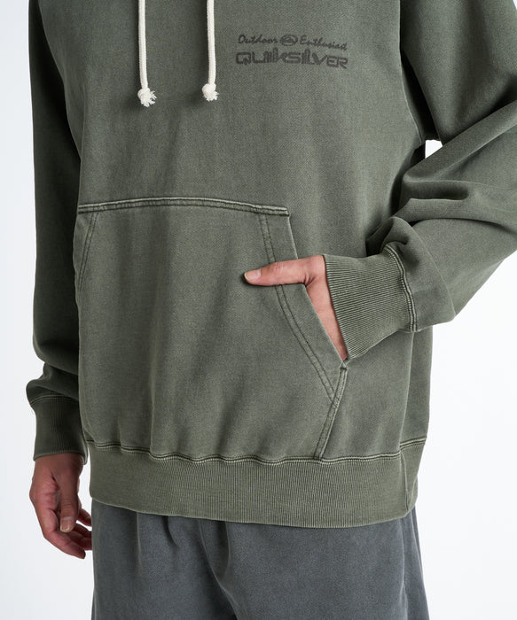 QUIKSILVER メンズ MOUNTAIN LOVERS SWEAT PK パーカー 【2026年秋冬モデル】 GRN / XL