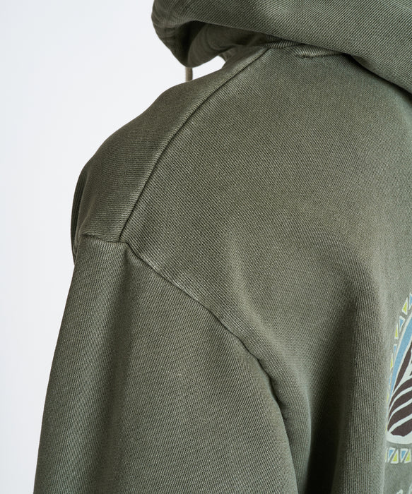 QUIKSILVER メンズ MOUNTAIN LOVERS SWEAT PK パーカー 【2026年秋冬モデル】 GRN / XL